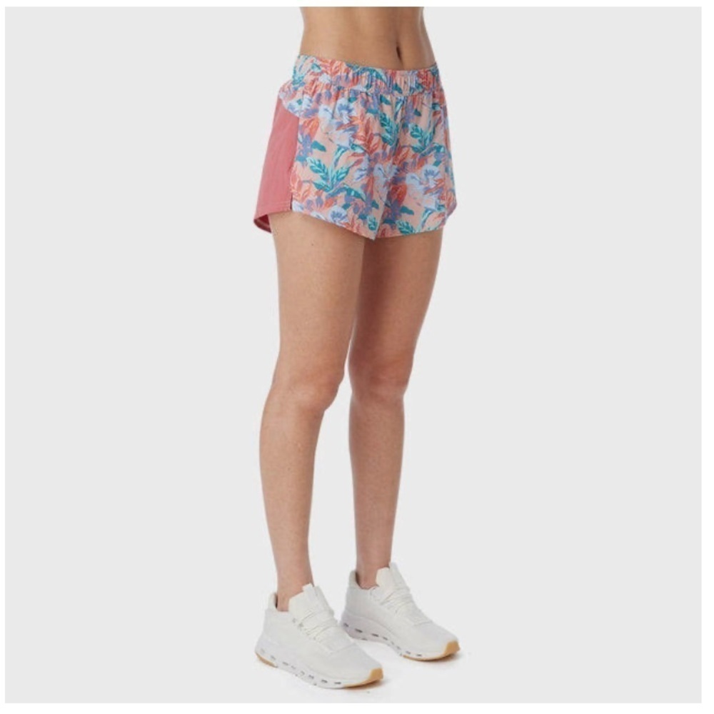 Fair harbor pink tropical atlantique running shorts